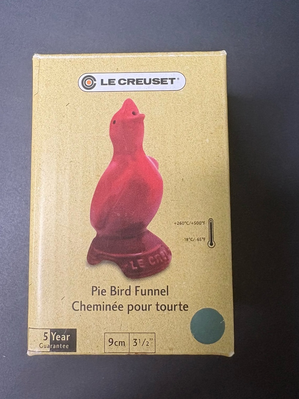 Le Creuset Rare Blue Pie Bird Funnel